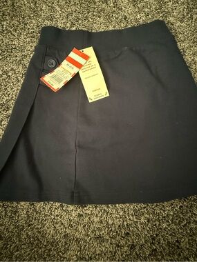 Cat & Jack Navy Side-Button Wrap Skort